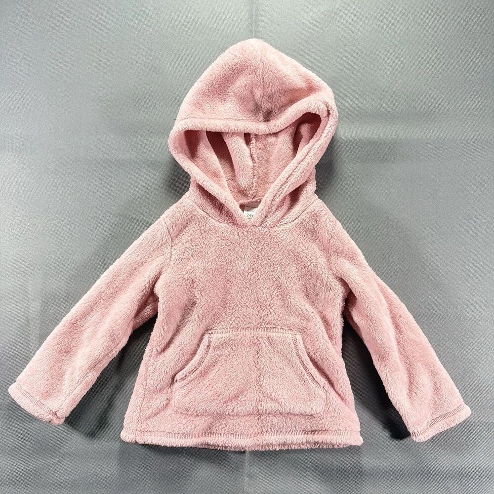 Carters Pink Pullover Hooded Jacket Size 24m